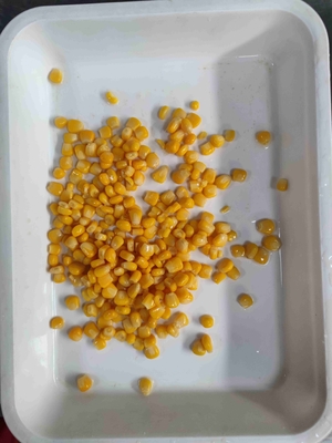 Étain jaune doux en conserve maïs sucré en forme de noyau entier