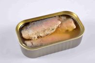 Stockage en boîte délicieux de température ambiante de poissons de sardine 3 ans de durée de conservation