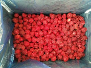 Fraise congelée par volume artificiel de couleurs avec les matrices/tranche entières ne forme pas