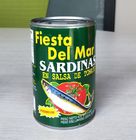 Les sardines sans peau sans os de marque de distributeur, sel ont emballé les sardines HACCP énumérées
