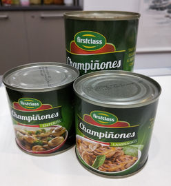 Les aliments de préparation rapide ont mis en boîte le champignon de champignon de paris/goût naturel de mise en boîte de champignons sauvages