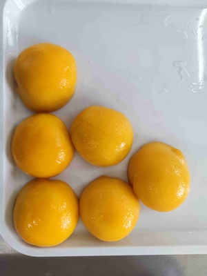 Pêches jaunes en conserve avec couvercles faciles à ouvrir ou normaux, texture ferme