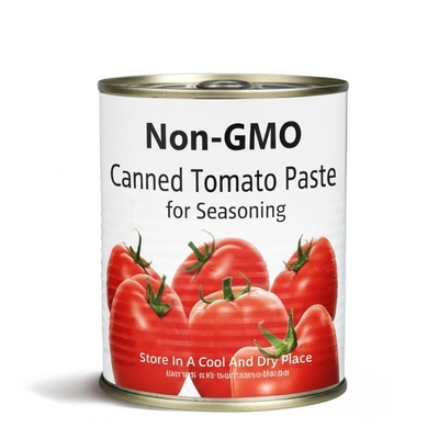 Purée de tomates en conserve sans OGM pour l'assaisonnement. Conserver dans un endroit frais et sec.
