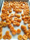 Moitiés épluchées en boîte organiques d'abricot de nourriture en boîte de la Chine en sirop