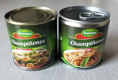 184G a mis en boîte les tranches/morceaux et les tiges frais de champignons en boîte par champignon de champignon de paris