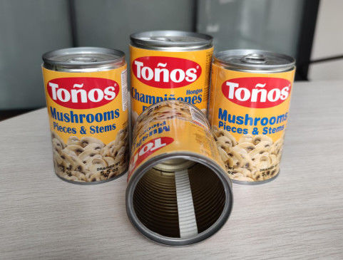 184g 284g 425g a mis en boîte les champignons entiers