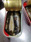 Le sel de FDA a emballé les poissons de la sardine 125g en boîte par club en huile