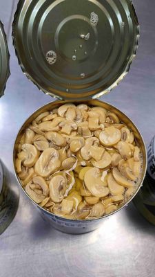 Tranche de champignon de champignon de paris en boîte par saveur salée