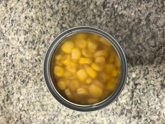 Noyau entier de la Chine Tin Can Processed Sweet Corn emballé sous vide
