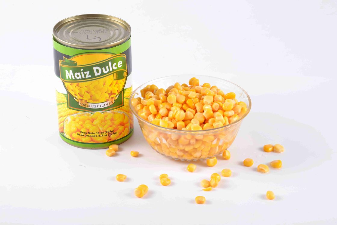 Maïs en grains entiers en conserve, saveur sucrée, saveur sucrée, saveur sucrée