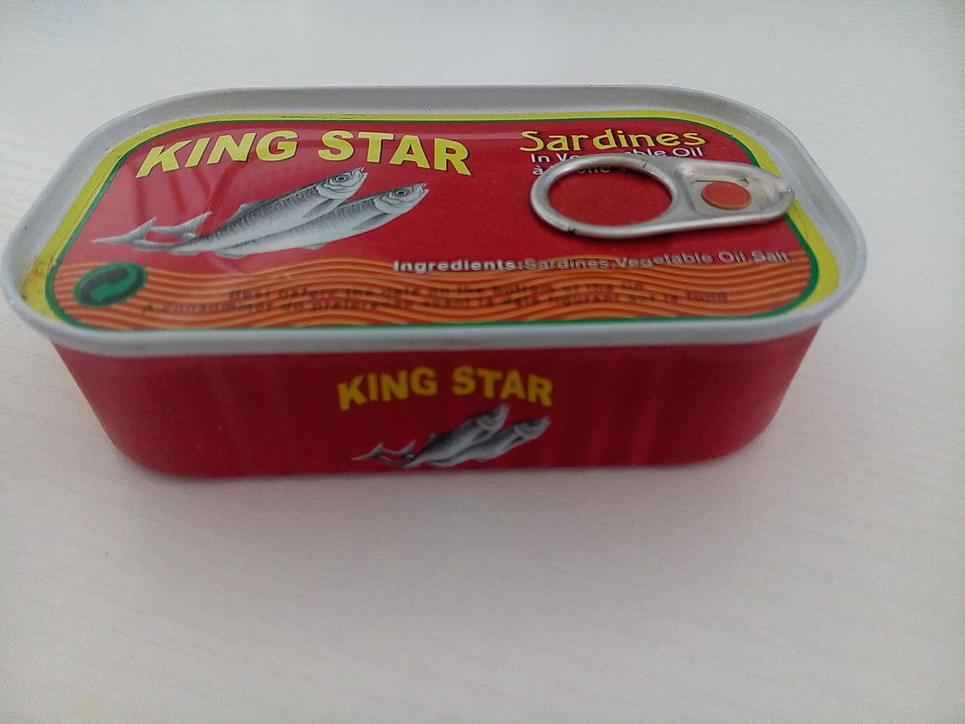 Sardines sans peau sans os de bas sodium/sardines en boîte les plus saines en saumure