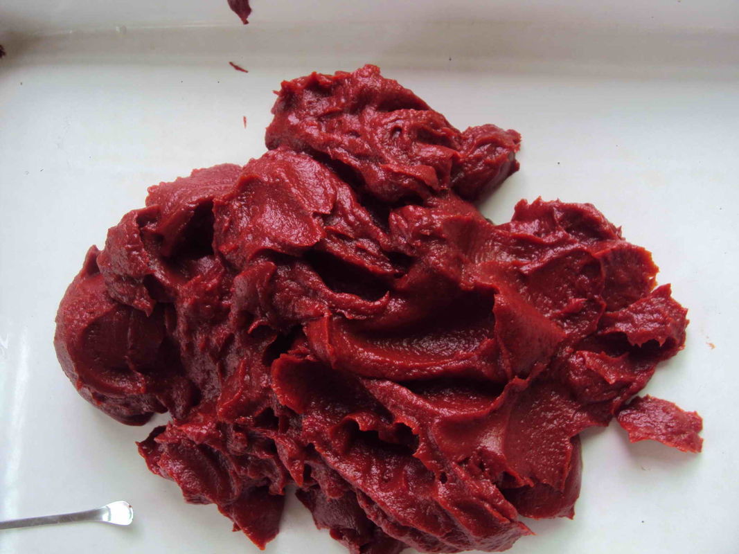 Sauce tomate en conserve avec une durée de conservation de 2 ans. Suggestions de service : Mélanger avec de l'eau pour créer une sauce tomate. Durée de conservation : 2 ans.