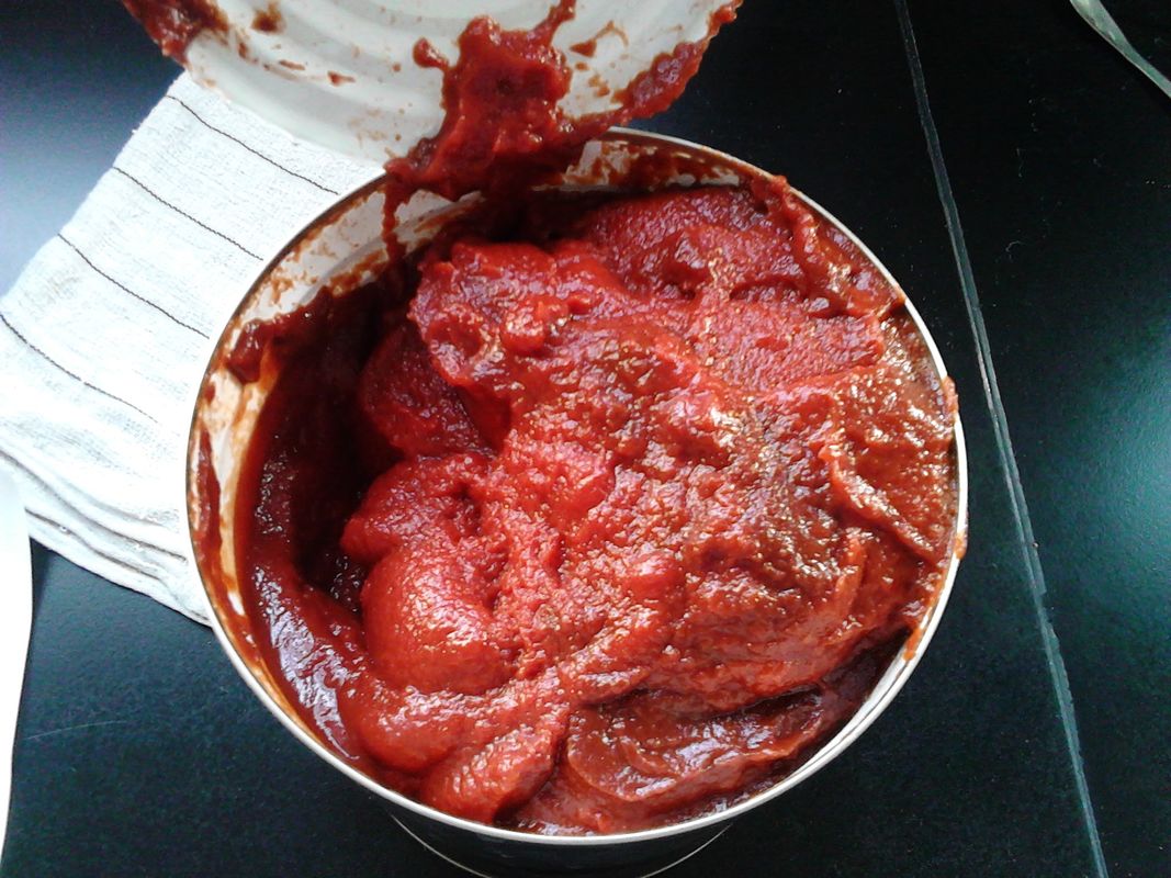 Sauce tomate en boîte par coupure froide sans odeur et agents de conservation particuliers