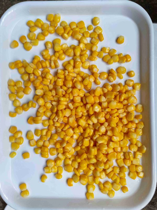 Maïs doux en conserve de qualité supérieure avec une durée de conservation de 2 ans et 1080 cartons par 20 GP