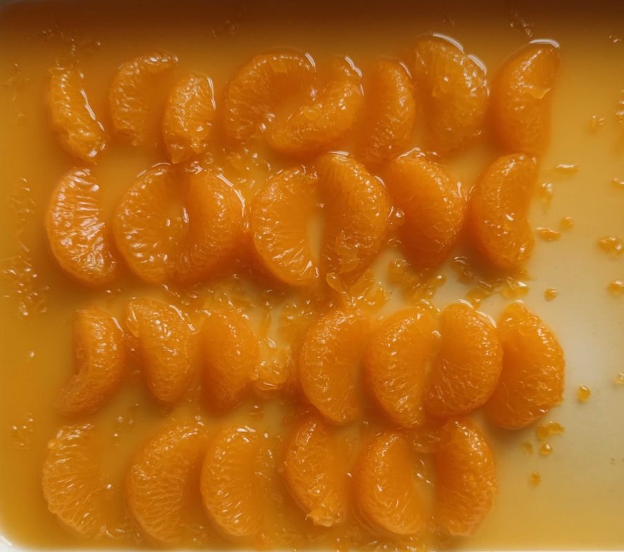 2500 g de légumes sucrés végétaliens, oranges mandarines en conserve, sans gluten 0,2-0,6 acide total