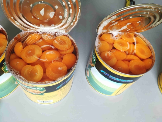 Les acheteurs B2B préfèrent les demi-abricots en conserve avec une durée de conservation de 2 ans