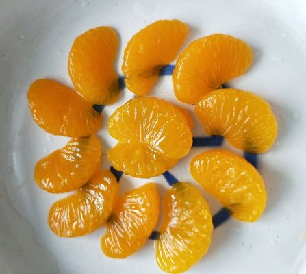 Segments de mandarine en conserve certifiés FDA ISO HACCP, prêts à consommer, dans du jus naturel