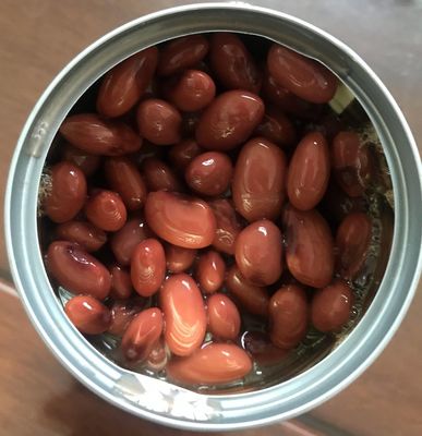 La saveur salée de HACCP a mis en boîte les haricots nains rouges dans l'eau